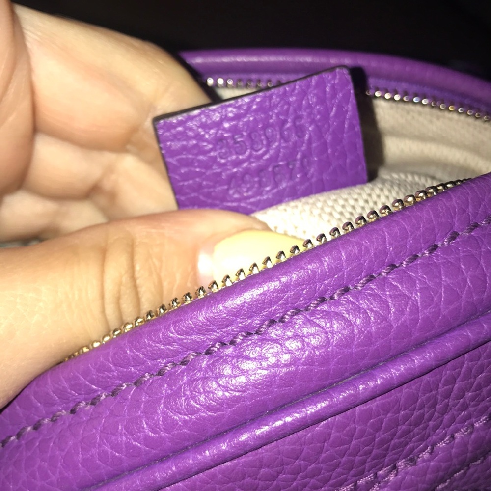 SOLD !!! Gucci soho leather mini chaing bag - Picture 5 of 8